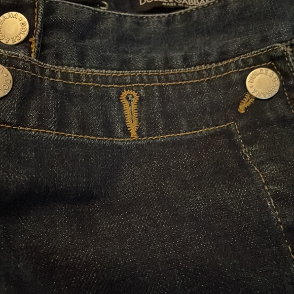 Vintage Dolce & Gabbana Bondage Button Jeans - Picture 6 of 11
